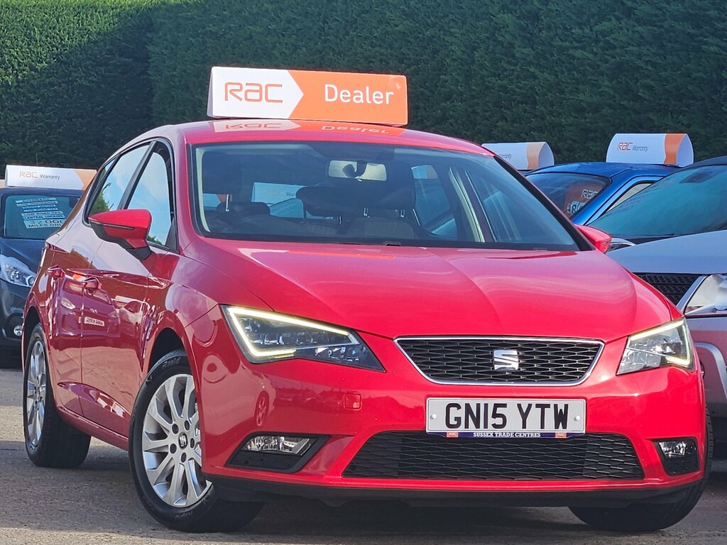 Seat Leon 1.6 Tdi Ecomotive Cr Se - Full Service History Red