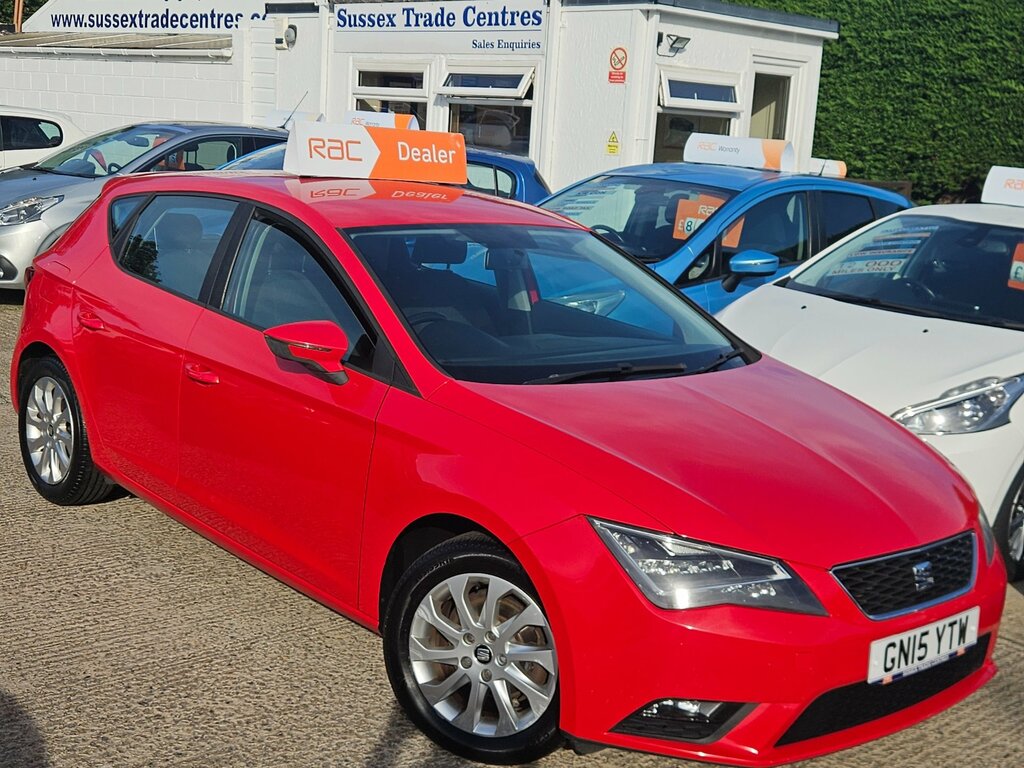 Seat Leon 1.6 Tdi Ecomotive Cr Se - Full Service History Red #3