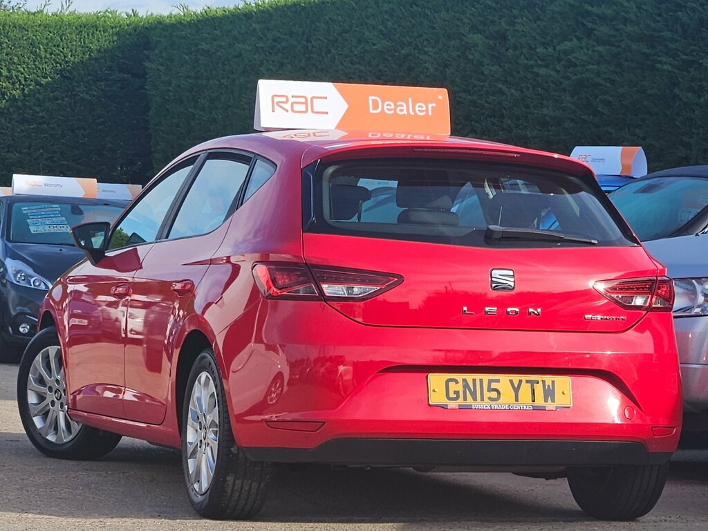 Seat Leon 1.6 Tdi Ecomotive Cr Se - Full Service History Red #5