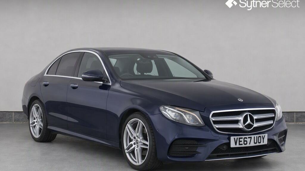 Mercedes-Benz E Class E350d Amg Line Premium Plus 9G-tronic Blue #2