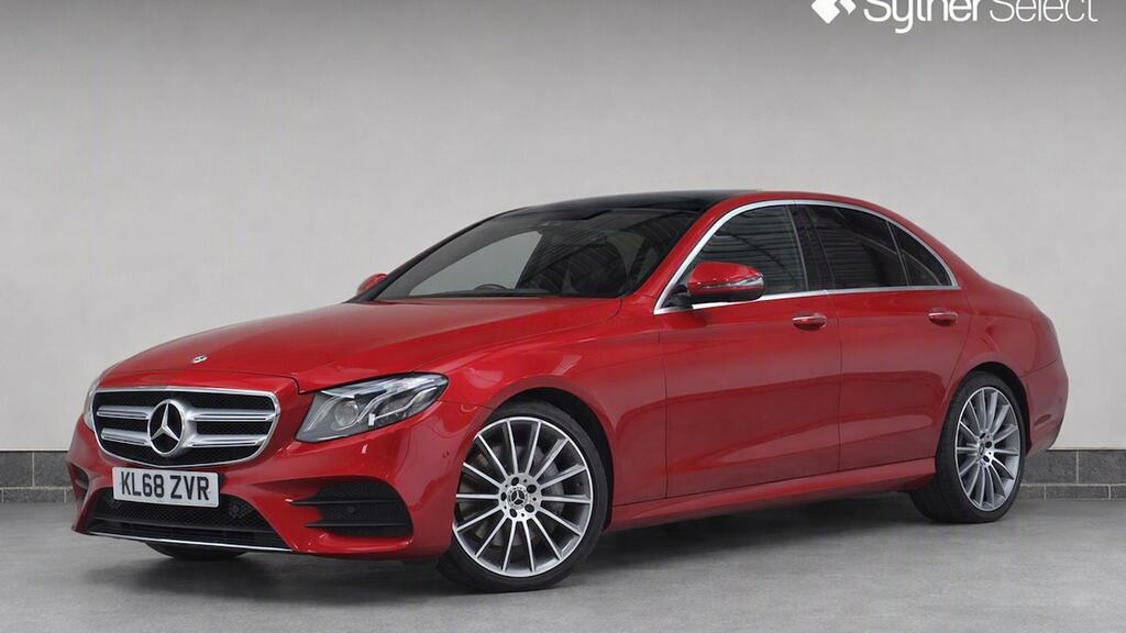 Mercedes-Benz E Class E400d 4Matic Amg Line Premium Plus 9G-tronic Red #2