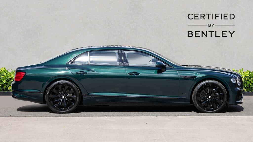 Bentley Flying Spur 4.0 V8 Hybrid Azure Blackline SN75UGU Green #5