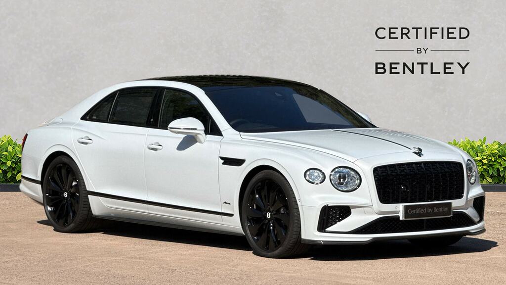 Bentley Flying Spur 4.0 V8 Hybrid Azure Blackline White #5