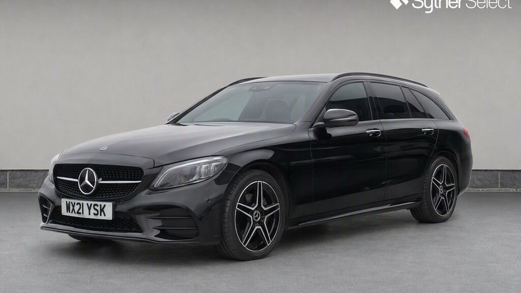 Mercedes-Benz C Class 2L Amg Line Night Edition Blue #2