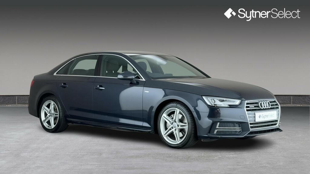 Audi A4 2.0 Tdi 190 Quattro S Line S Tronic Blue