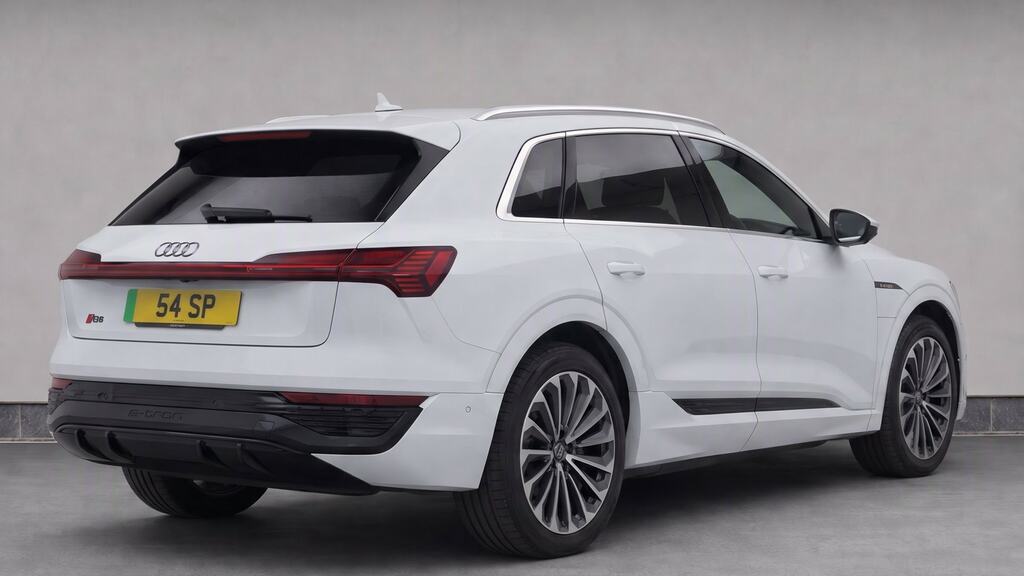 Audi Q8 e tron 50 Black Edition Suv Quattro 95K Blue #4