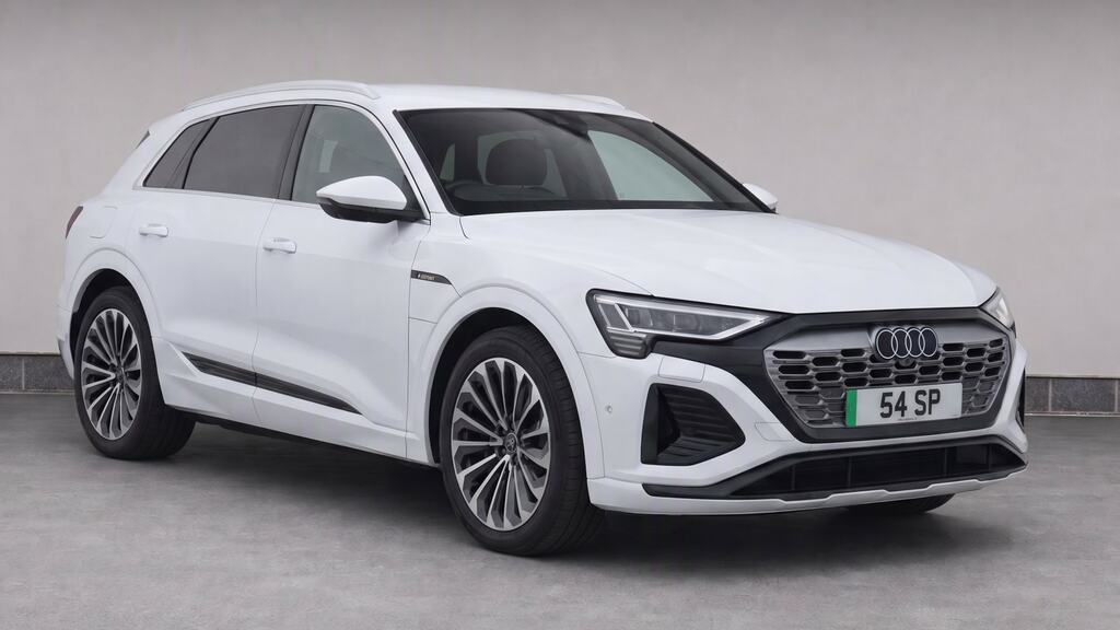 Audi Q8 e tron 50 Black Edition Suv Quattro 95K Blue #1