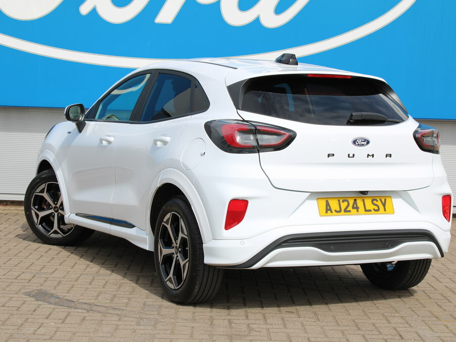 Ford Puma 1.0 Ecoboost Hybrid Mhev St-line AJ24LSY White #5