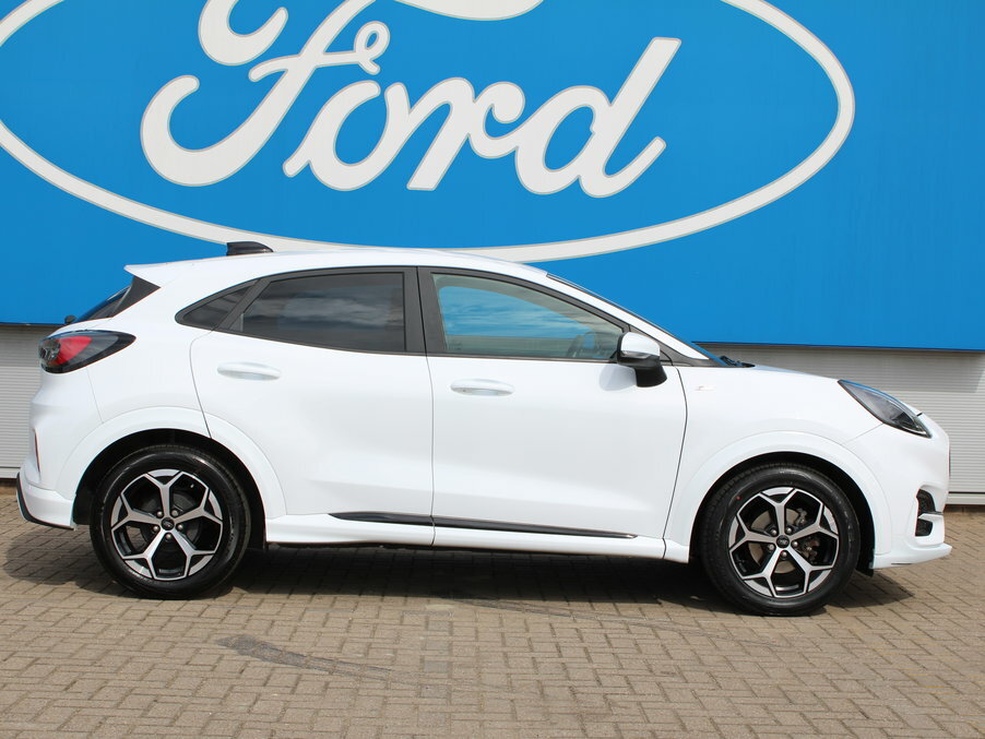 Ford Puma 1.0 Ecoboost Hybrid Mhev St-line AJ24LSY White #4