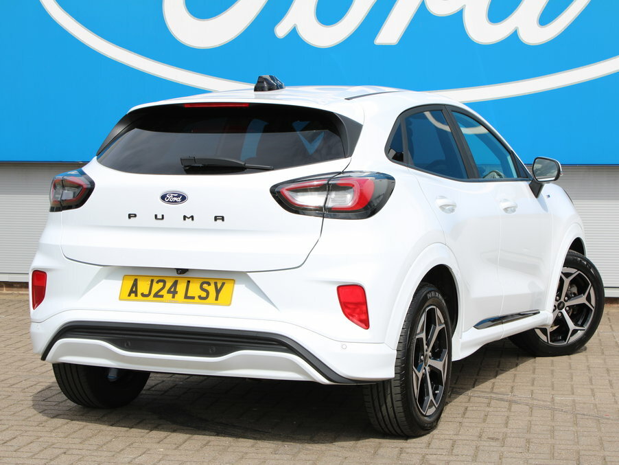 Ford Puma 1.0 Ecoboost Hybrid Mhev St-line AJ24LSY White #6