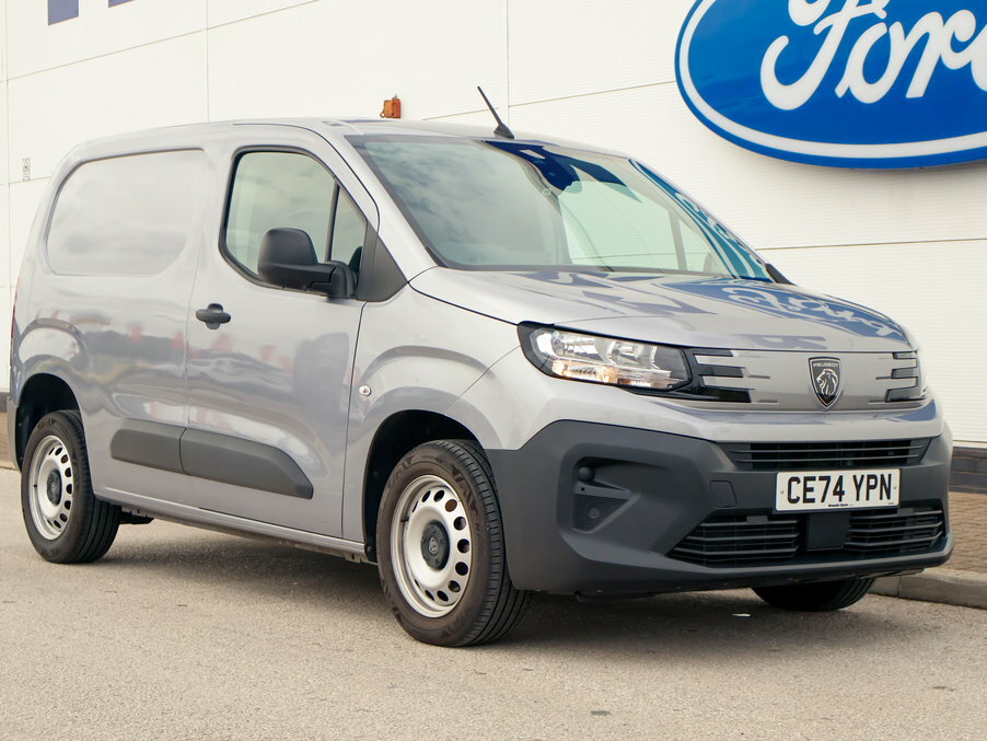 Peugeot Partner 1.5 Bluehdi 100 Professional Van Grey #4