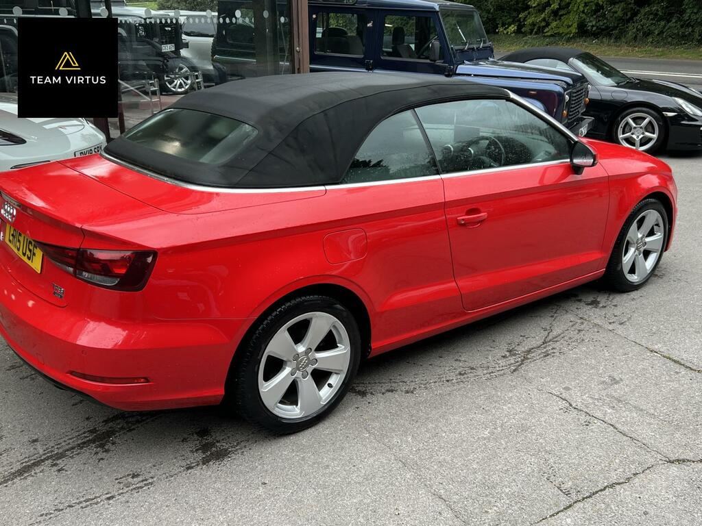 Audi A3 Cabriolet Sport Red #3