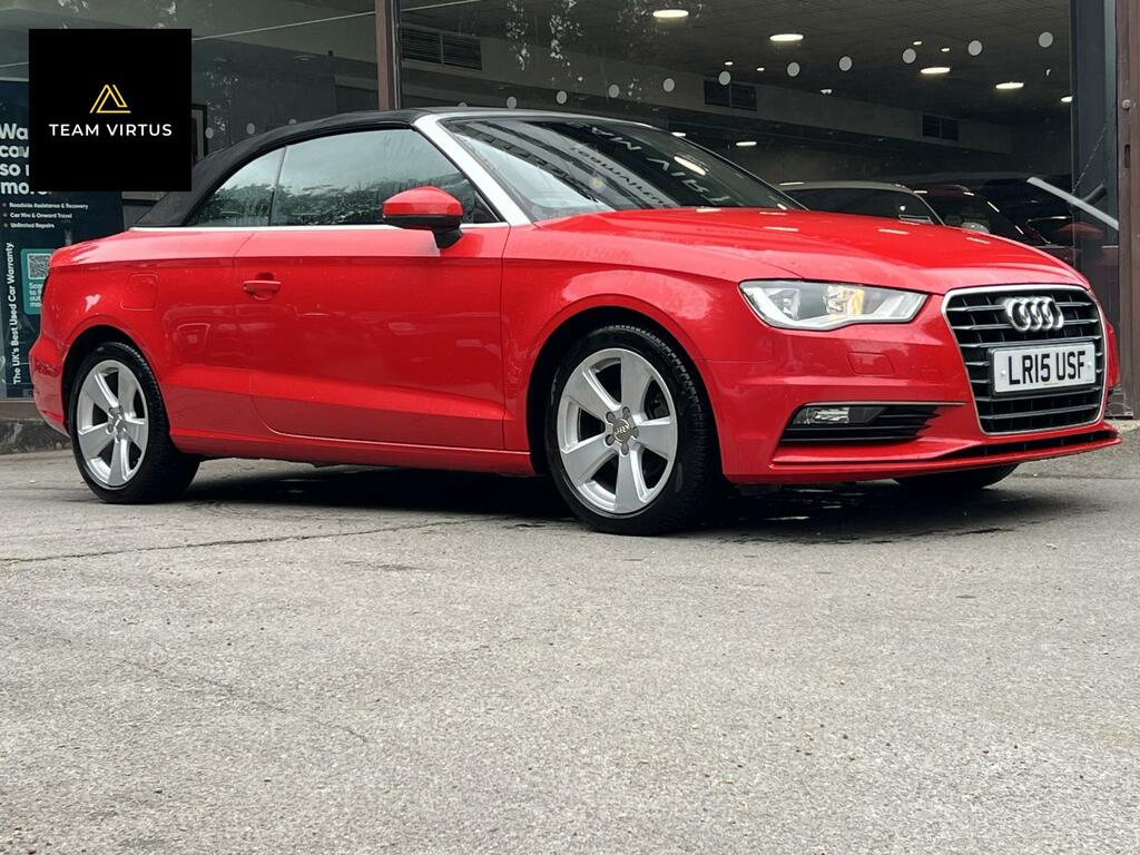 Audi A3 Cabriolet Sport Red