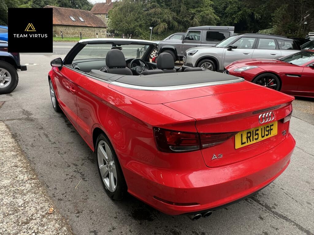 Audi A3 Cabriolet Sport Red #6