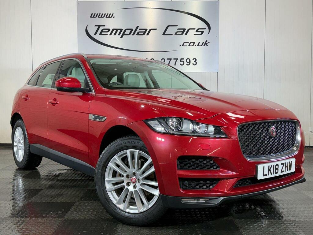 Jaguar F-Pace 2.0 P250i Portfolio Awd Euro 6 Ss Red #2