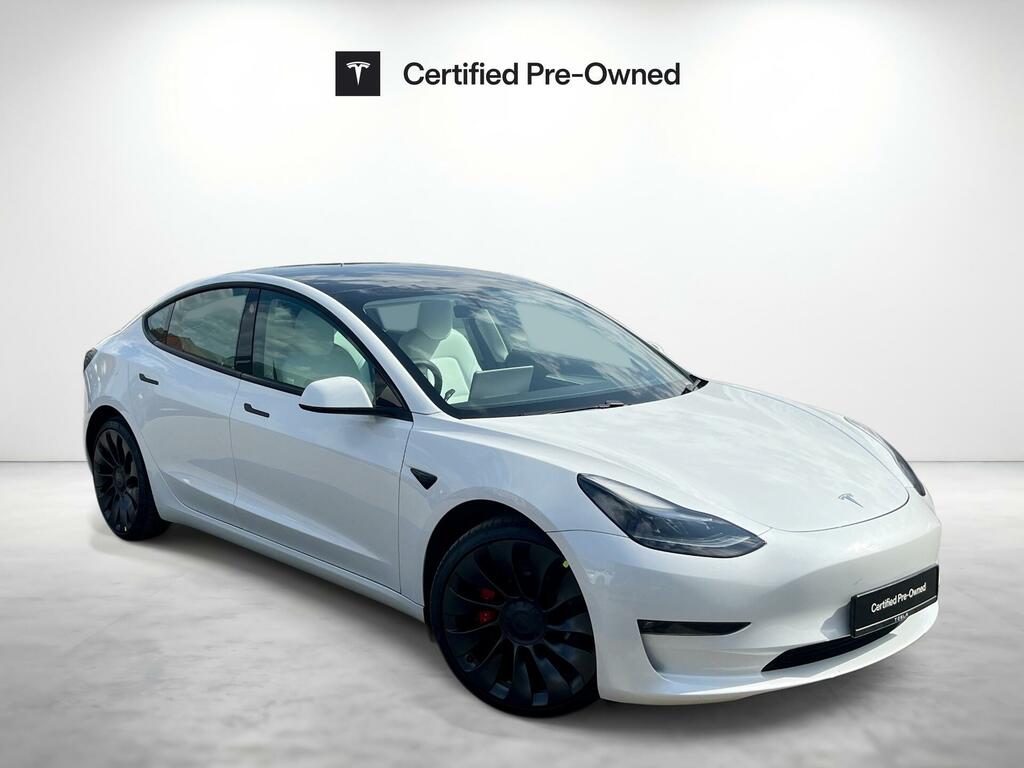 Tesla Model 3 Dual Motor Performance 4Wde Performanc White