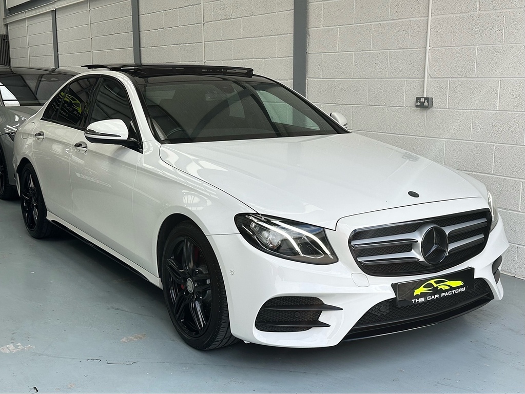 Mercedes-Benz E Class 2.0 E220d Amg Line Premium Saloon G-t White #4
