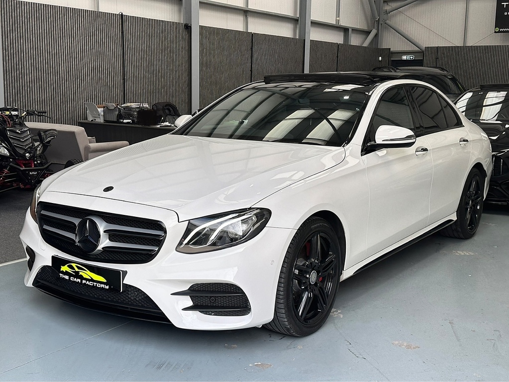 Mercedes-Benz E Class 2.0 E220d Amg Line Premium Saloon G-t White #6
