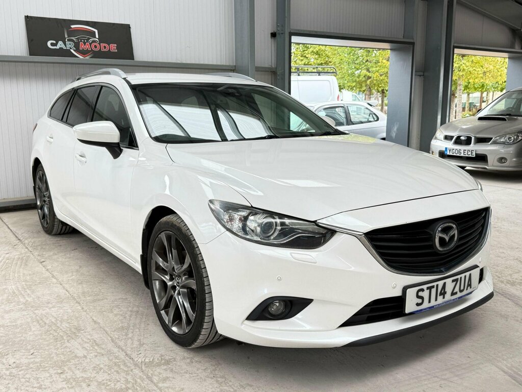 Mazda 6 2.0 Skyactiv-g Sport Nav Tourer Euro 5 Ss White #2