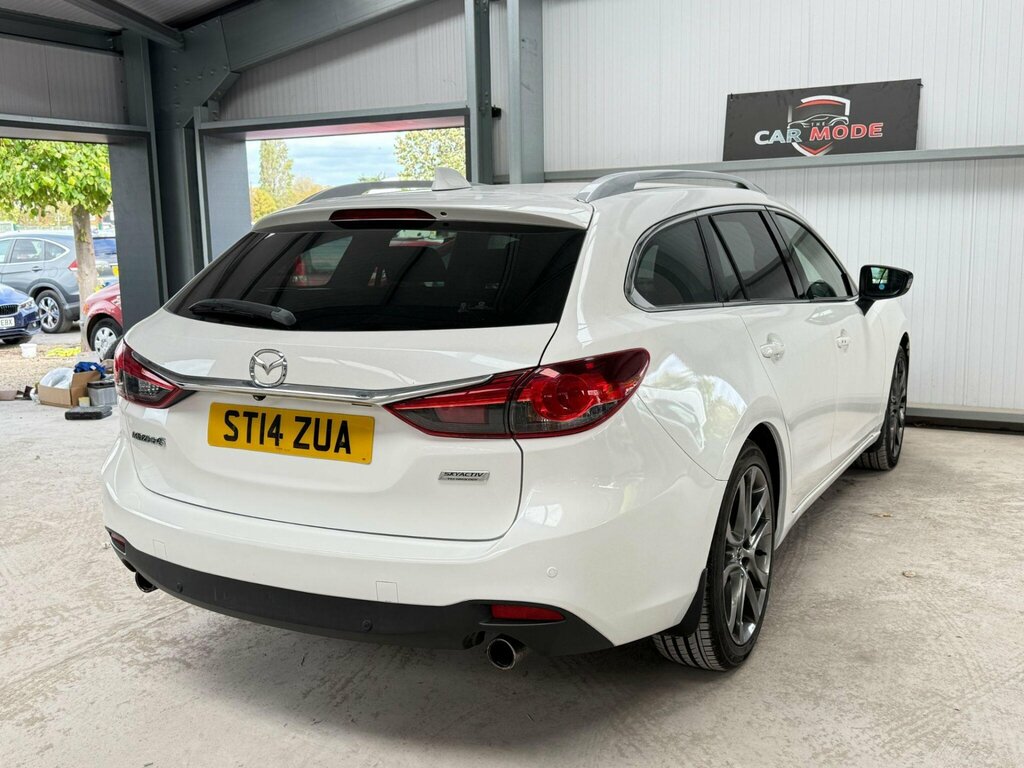 Mazda 6 2.0 Skyactiv-g Sport Nav Tourer Euro 5 Ss White #5