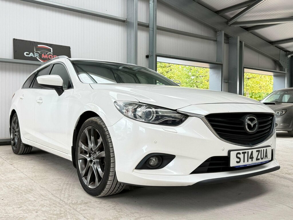 Mazda 6 2.0 Skyactiv-g Sport Nav Tourer Euro 5 Ss White #3