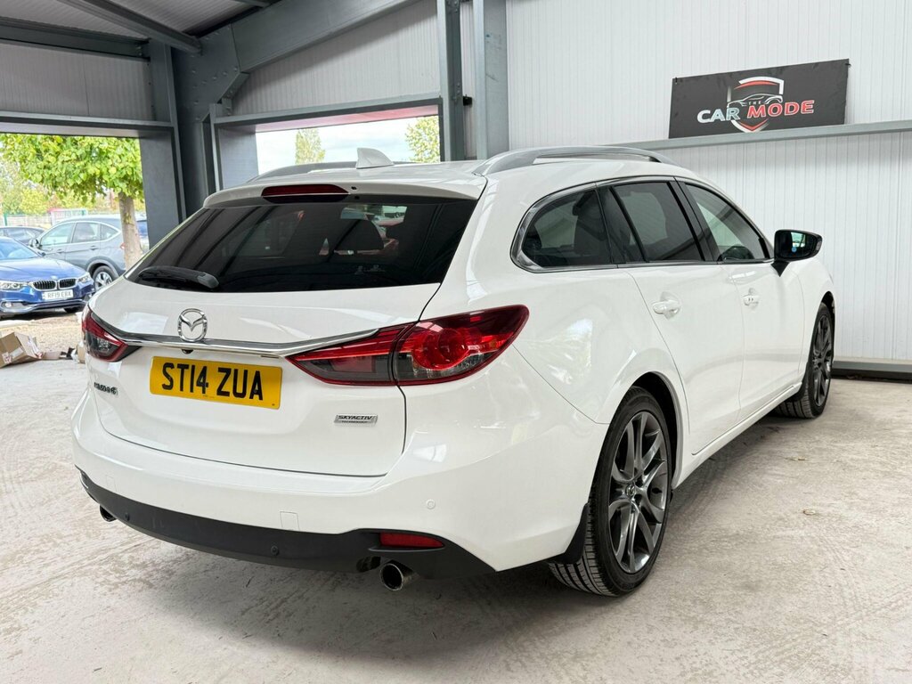 Mazda 6 2.0 Skyactiv-g Sport Nav Tourer Euro 5 Ss White #6