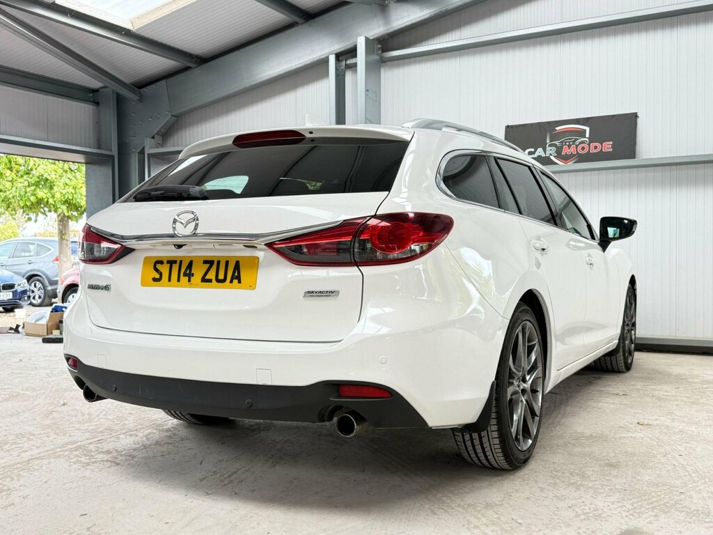 Mazda 6 2.0 Skyactiv-g Sport Nav Tourer Euro 5 Ss White #4