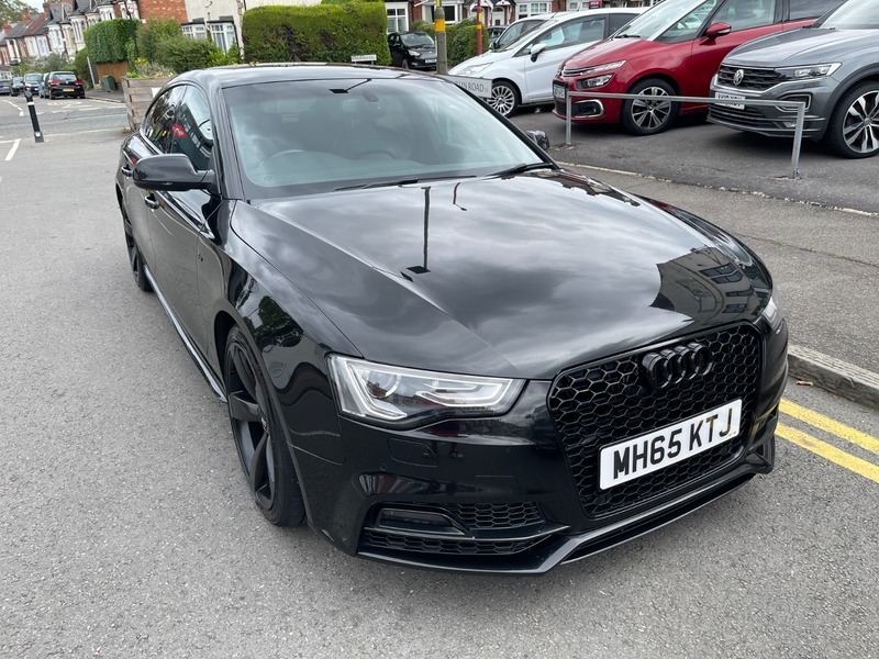 Audi A5 Tdi S Line Black Black #3