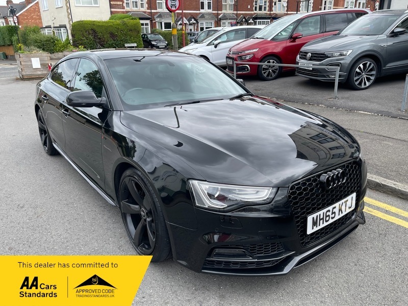 Audi A5 Tdi S Line Black Black #2