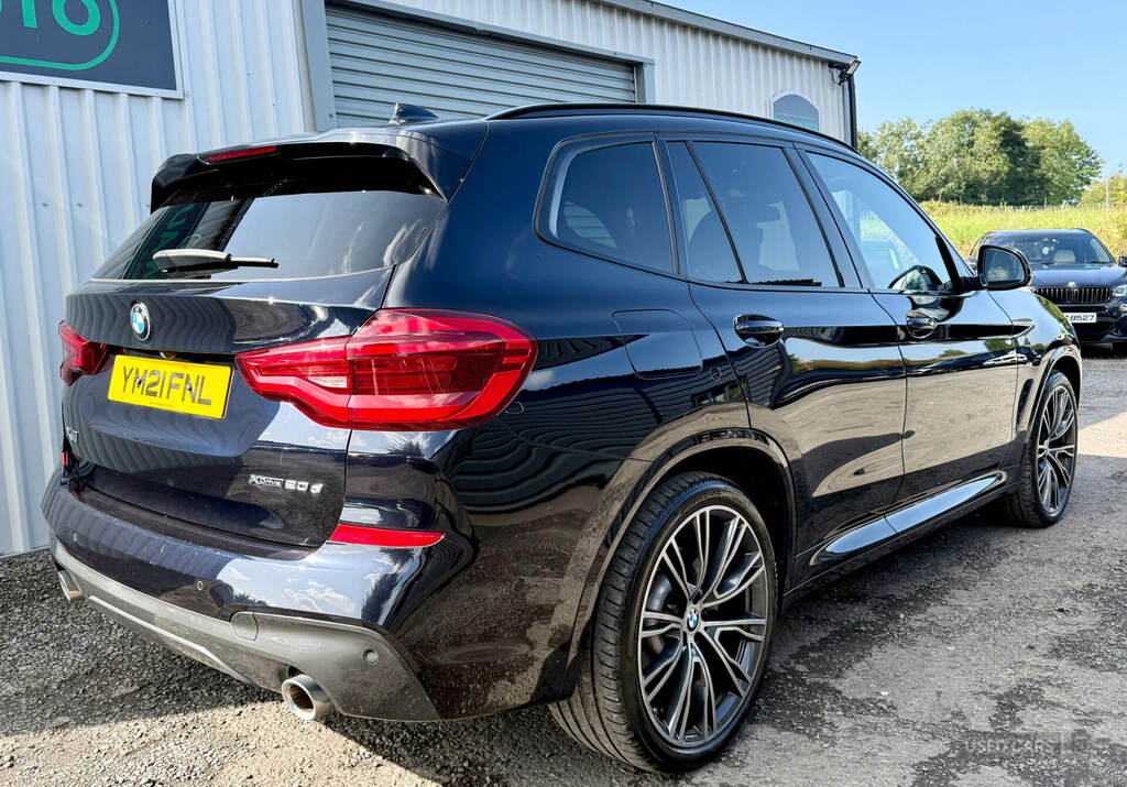 BMW X3 Xdrive20d Mht M Sport Step YM21FNL Black #4