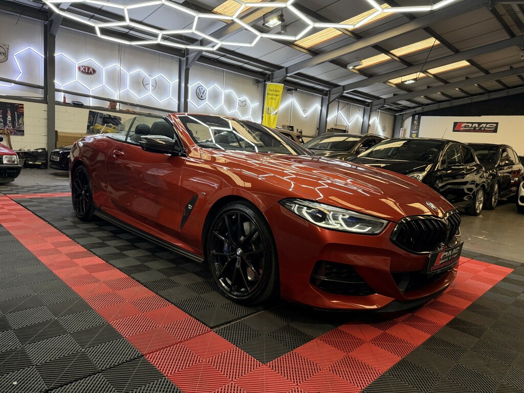 BMW 8 Series 4.4 M850i Xdrive Convertible Orange #2