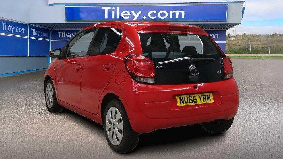 Citroen C1 1.2 Puretech Feel Euro 6 Red #5