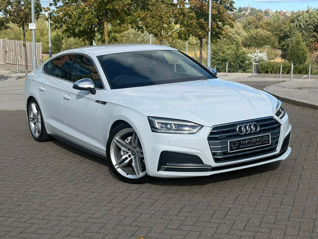 Audi A5 2.0 Tdi 40 S Line Sportback S Tronic Qu White