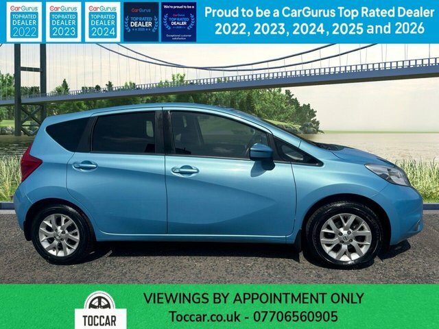 Nissan Note 1.2 Acenta Hatchback Euro 6 S S Blue #2