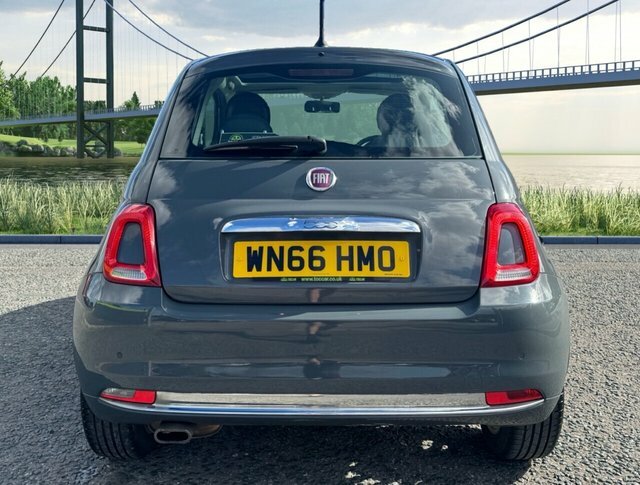 Fiat 500 1.2 Lounge Hatchback Euro 6 S S Grey #4