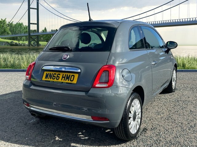 Fiat 500 1.2 Lounge Hatchback Euro 6 S S Grey #3