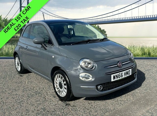Fiat 500 1.2 Lounge Hatchback Euro 6 S S Grey