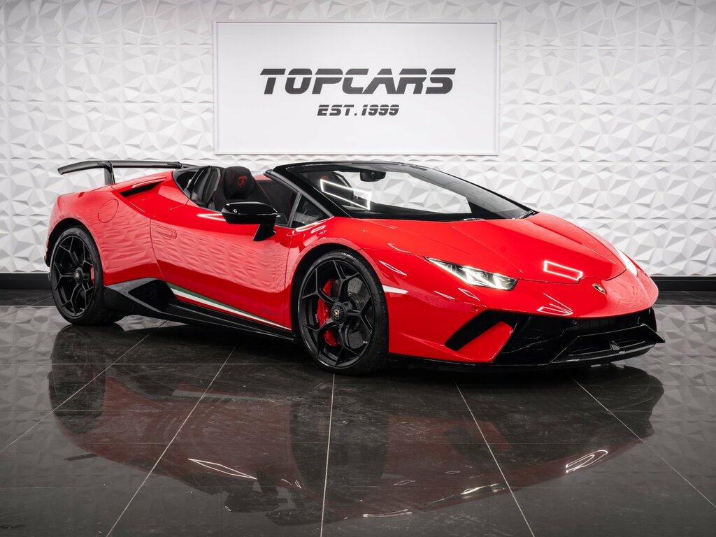 Lamborghini Huracan 5.2 V10 Lp 640-4 Performante Spyder Ldf Red