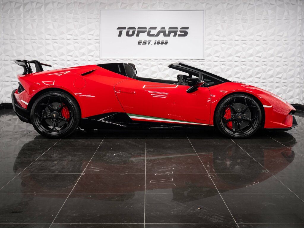 Lamborghini Huracan 5.2 V10 Lp 640-4 Performante Spyder Ldf Red #3