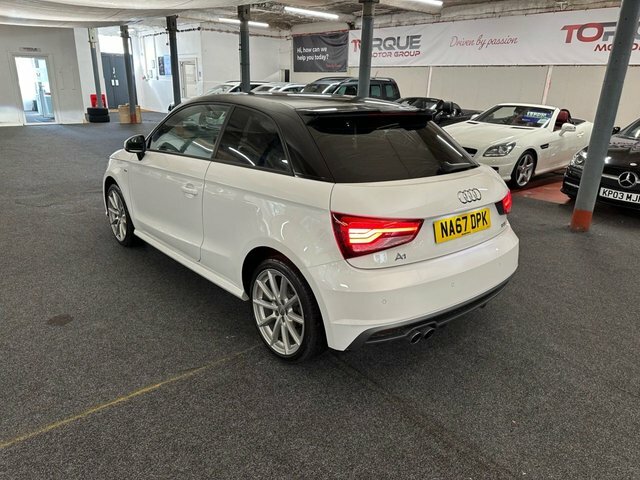 Audi A1 1.4 Tfsi Cod S Line Hatchback S Tronic White #4