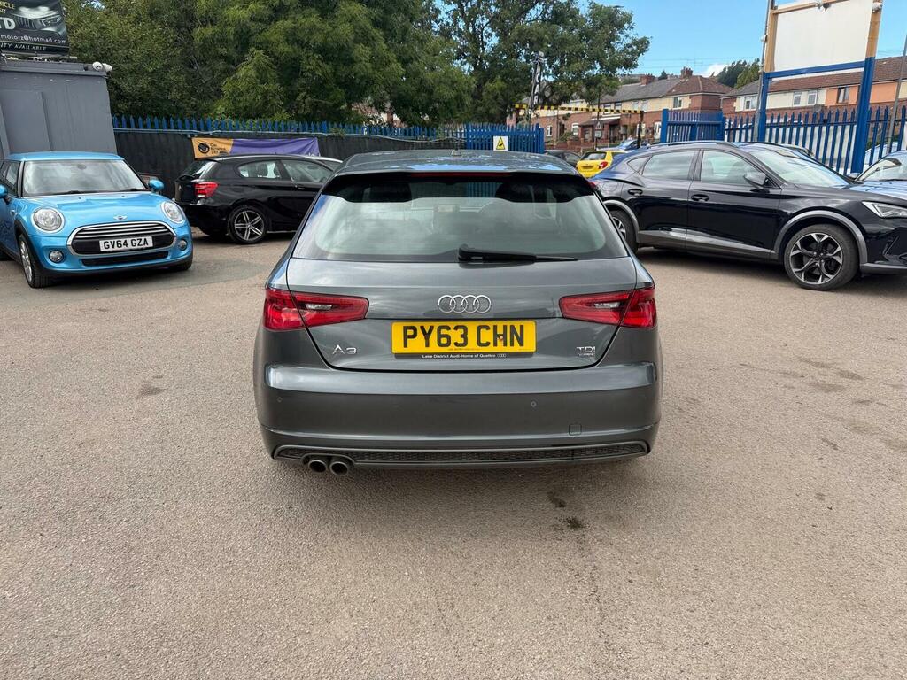 Audi A3 2.0 Tdi S Line S Tronic Quattro Euro 6 Ss Grey #5