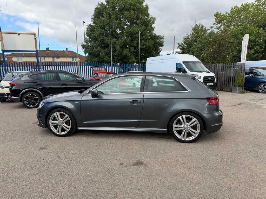 Audi A3 2.0 Tdi S Line S Tronic Quattro Euro 6 Ss Grey #4