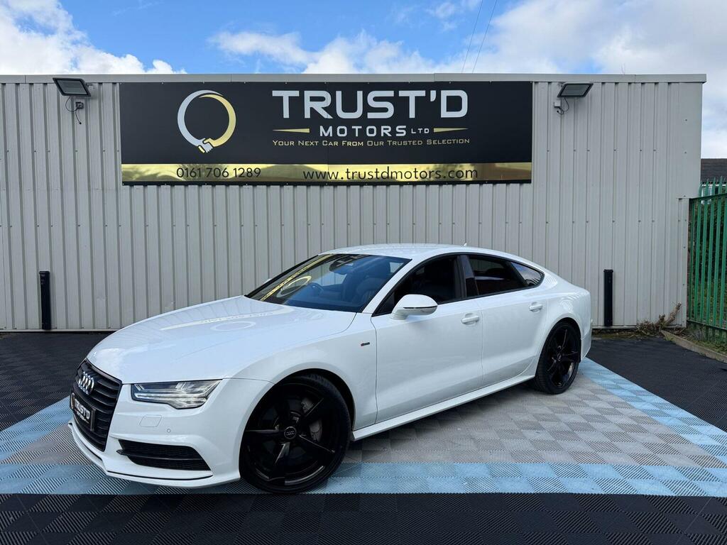 Audi A7 3.0 Tdi V6 Black Edition Sportback S Tronic Quattr White #3