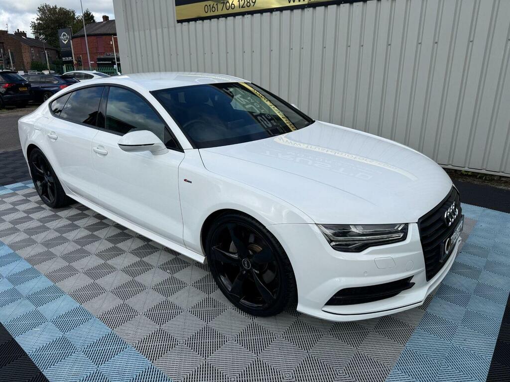 Audi A7 3.0 Tdi V6 Black Edition Sportback S Tronic Quattr White #6