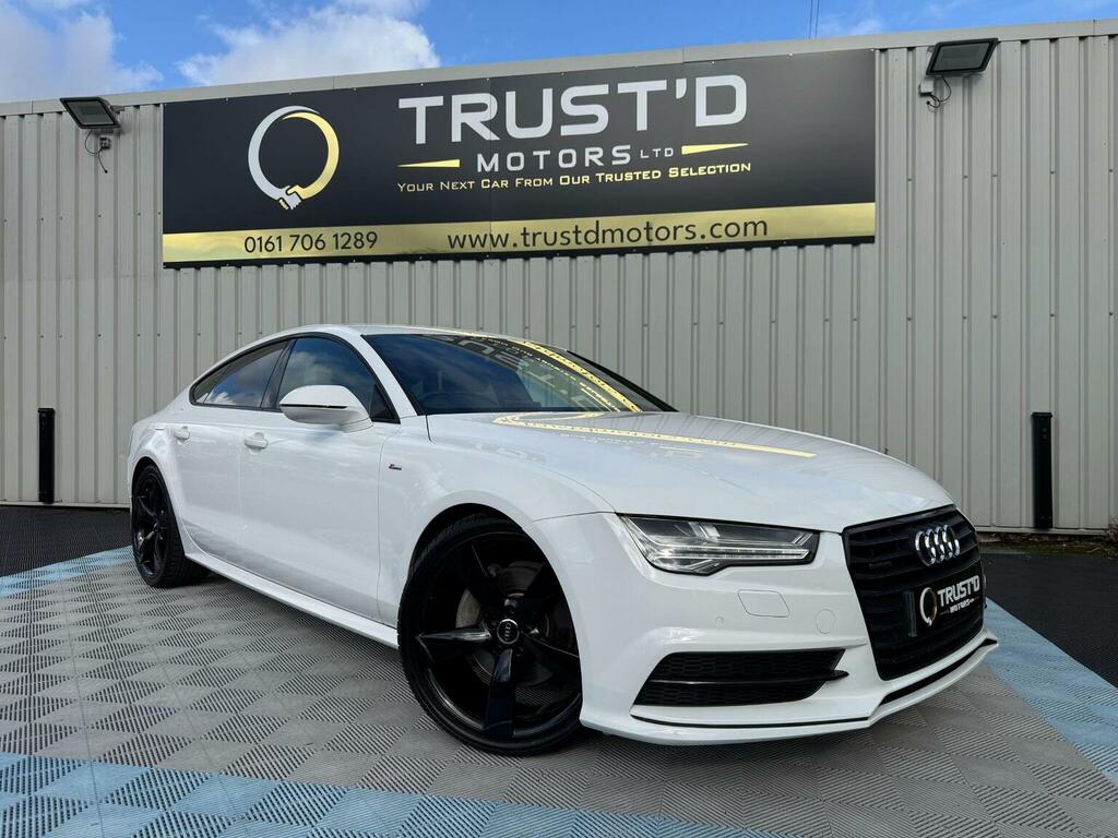 Audi A7 3.0 Tdi V6 Black Edition Sportback S Tronic Quattr White