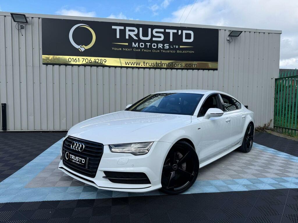 Audi A7 3.0 Tdi V6 Black Edition Sportback S Tronic Quattr White #4