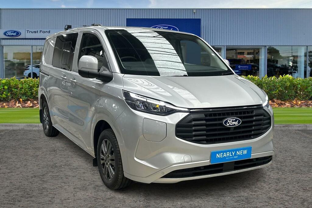 Ford Transit Custom 320 Limited L1 Swb Double Cab In Van Fwd 2.5 Silver