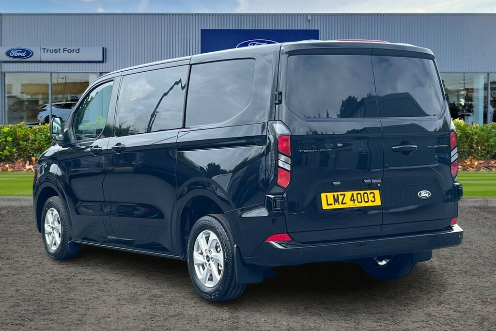 Ford Transit Custom 320 Limited L1 Swb Double Cab In Van Fwd 2.0 Ecobl Black #2
