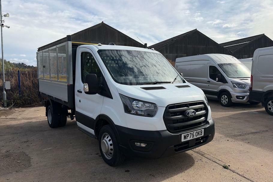 Ford Transit Custom 350 Trend L2 Mwb Single Cab Tipper Rwd 2.0 Ecoblue White
