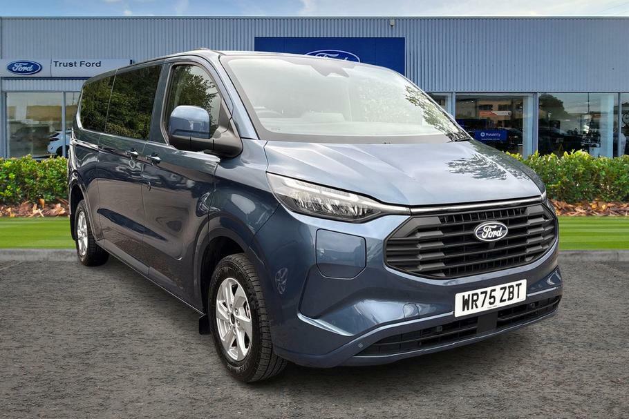 Ford Transit Custom 340 Limited L2 Lwb 9 Seat Kombi Fwd 2.5 Phev Blue